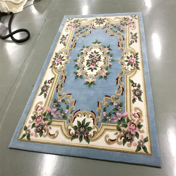Handmade Carpet Eco-Friendly Luxury Large Rug Carpet for Living Room Floor Carpet From China